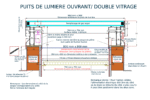 Puits de lumière électrique 80 x 80cm – Image 4