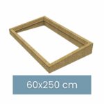 Rehausse isolée en OSB 60 x 250 cm (pour toit plat)