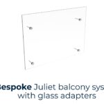 Système de balcon Juliette avec adaptateurs pour verre