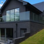 Garde-corps en verre sur mesure à fixation au sol | SV45 UT main courante fixe | Dimensions sur mesure – Image 2