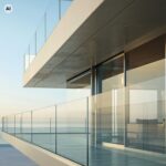 Garde-corps en verre sur mesure à fixation au sol | SV45 UT main courante fixe | Dimensions sur mesure – Image 3