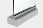 Garde-corps en verre sur mesure à fixation au sol | SV55 UTM main courante fixe | Dimensions sur mesure – Image 4
