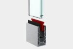 Garde-corps en verre sur mesure à fixation au sol | SV55 UT main courante fixe | Dimensions sur mesure – Image 3