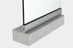 Garde-corps en verre sur mesure à fixation au sol | SV55 UT main courante fixe | Dimensions sur mesure – Image 4