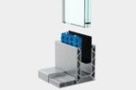 Garde-corps en verre sur mesure à fixation au sol | SV75 LT verre réglable | Dimensions sur mesure – Image 2