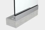 Garde-corps en verre sur mesure à fixation au sol | SV75 LT verre réglable | Dimensions sur mesure – Image 3