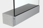 Garde-corps en verre sur mesure à fixation latérale | SV75 YF verre réglable | Dimensions sur mesure – Image 3