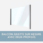 Balcon Juliette - deux profilés SV-55-JB