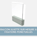 Balcon Juliette à fixations ponctuelles 133×100 16.76-747